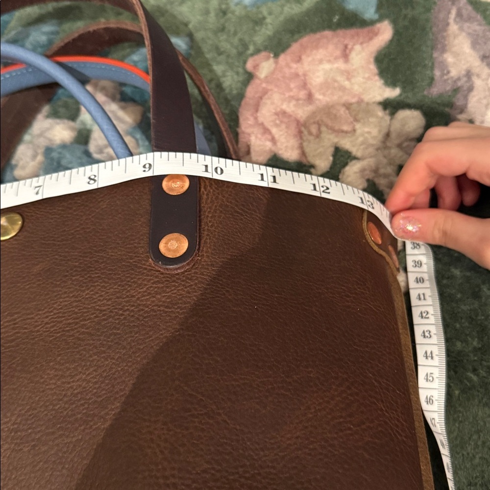 Brown Leather Tote Bag - Picture 6 of 7